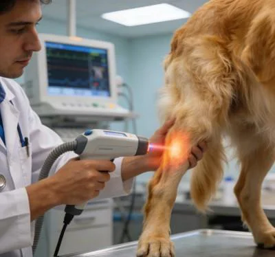 A ciência da fotobiomodulação: Um guia clínico abrangente para terapia de luz vermelha em ortopedia veterinária(imagens 1)