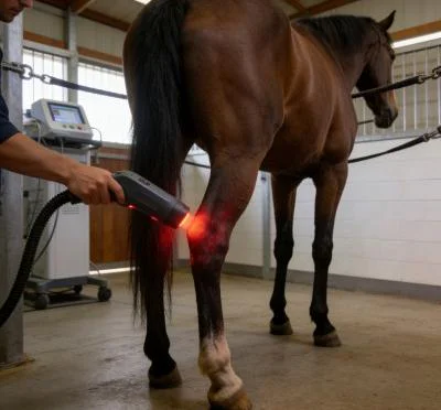 Fotobiomodulación avanzada en podología equina: estrategias clínicas para la laminitis y las patologías de la pared del casco (imagen 1)