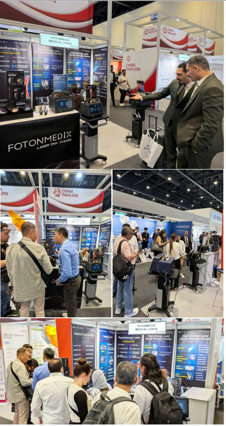 Fotonmedix presenta innovazioni mediche all'avanguardia nel campo dei laser al WHX, espandendosi nel mercato mediorientale (3 immagini)