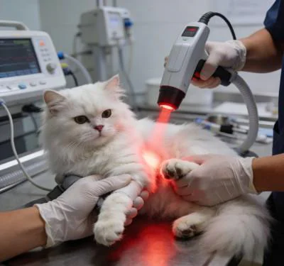Danos térmicos colaterais de alta absorção na hepatectomia parcial felina (imagem 1)